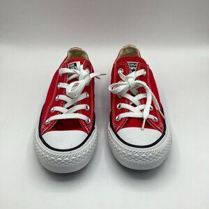 Converse Women's Chuck Taylor All Star Stripes Sneakers Red/White Size 5
